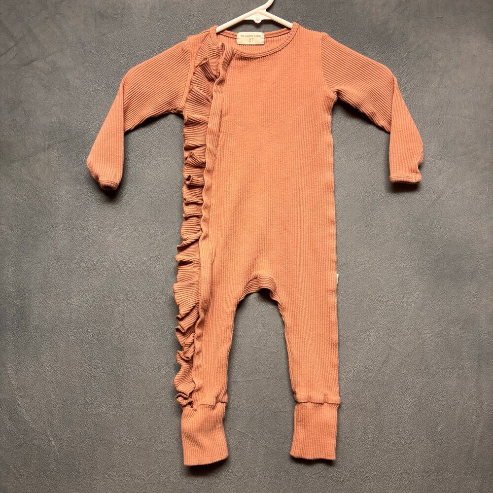 The Neutral Babe Baby Jumpsuits SOLD OUT Ruffle Textured Baby Long Sleeve 2T